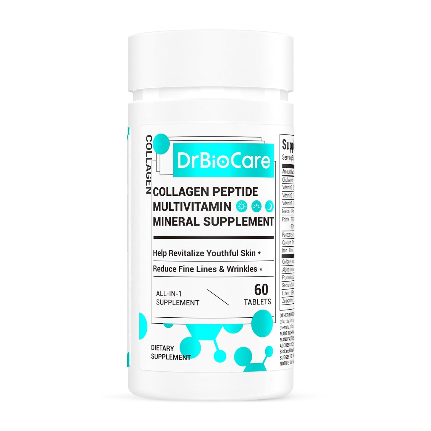 DrBioCare Collagen Multivitamin bottle front view