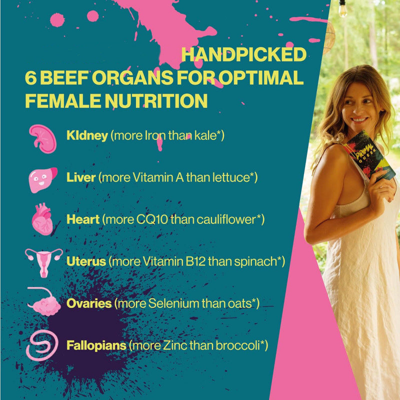 Premium beef organ supplement for vitality
