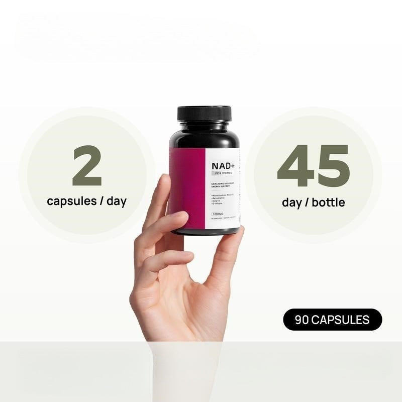 90 Capsules with Botanical Nicotinamide Riboside Ingredients