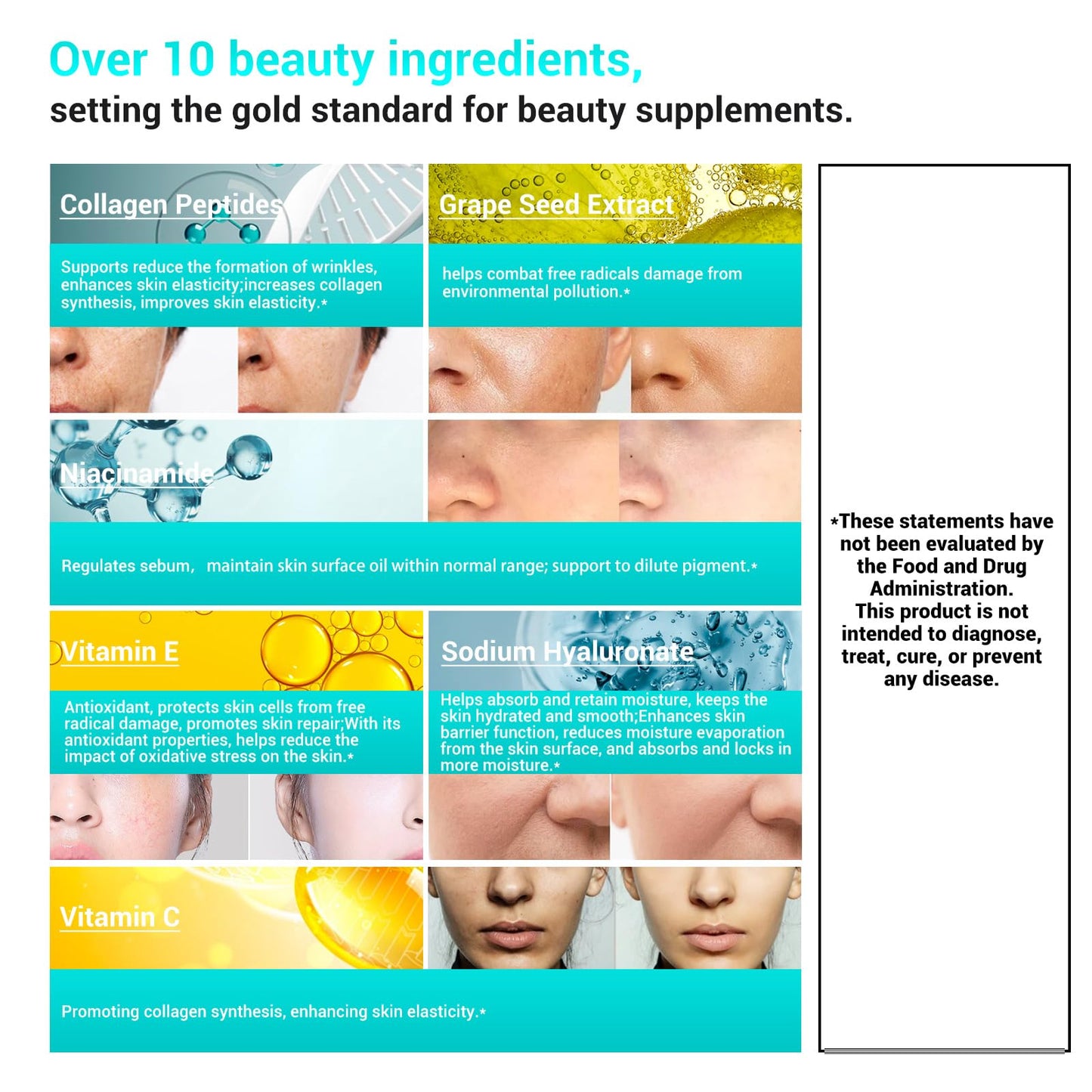 Vitamin and Mineral Collagen Blend Tablets