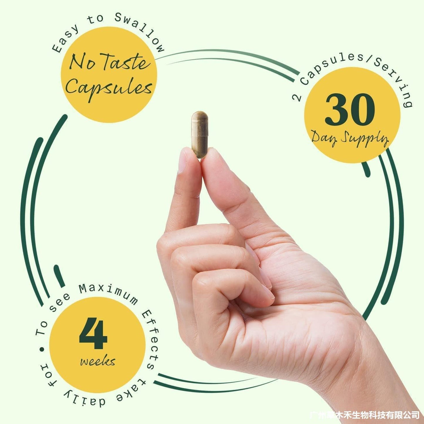 Mullein and chlorophyll blend in easy-to-swallow capsules