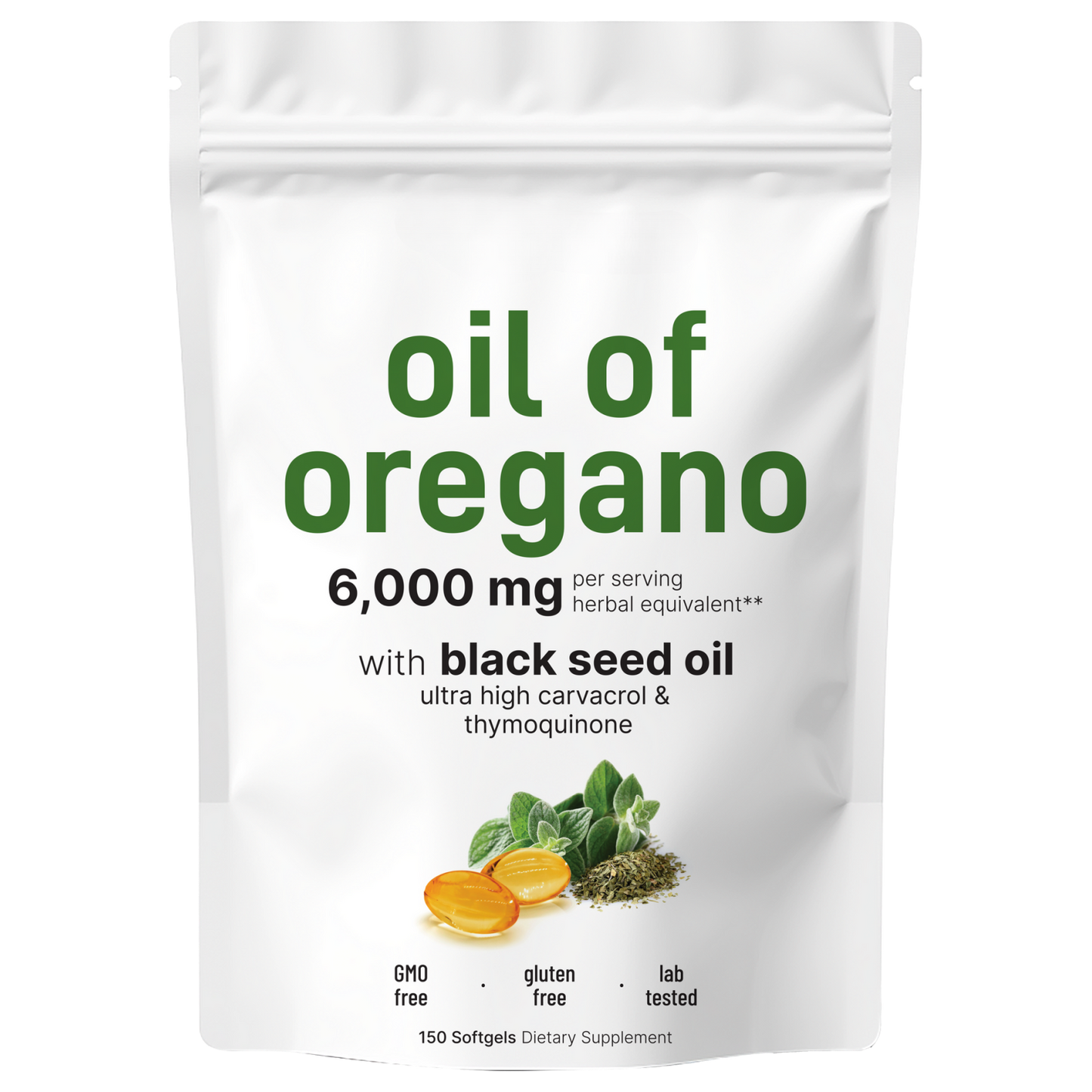 Black Seed Oil Supplement Capsules 150 Count