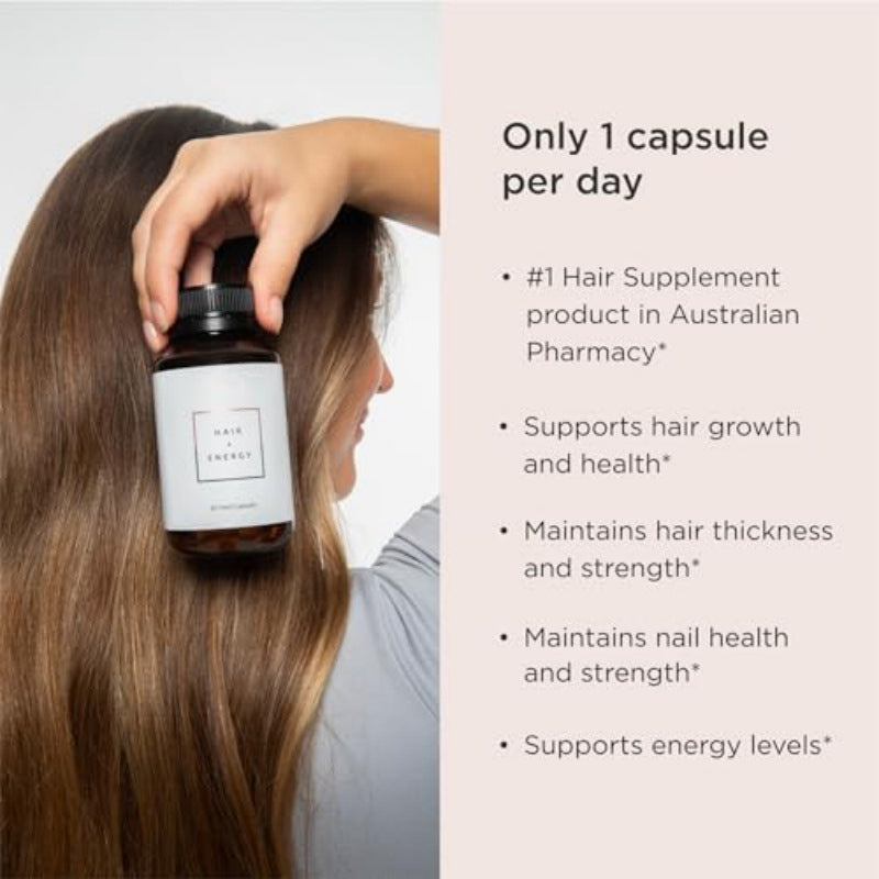 “Comparable to JSHealth Hair + Energy vitamins” and “hair growth support supplements”