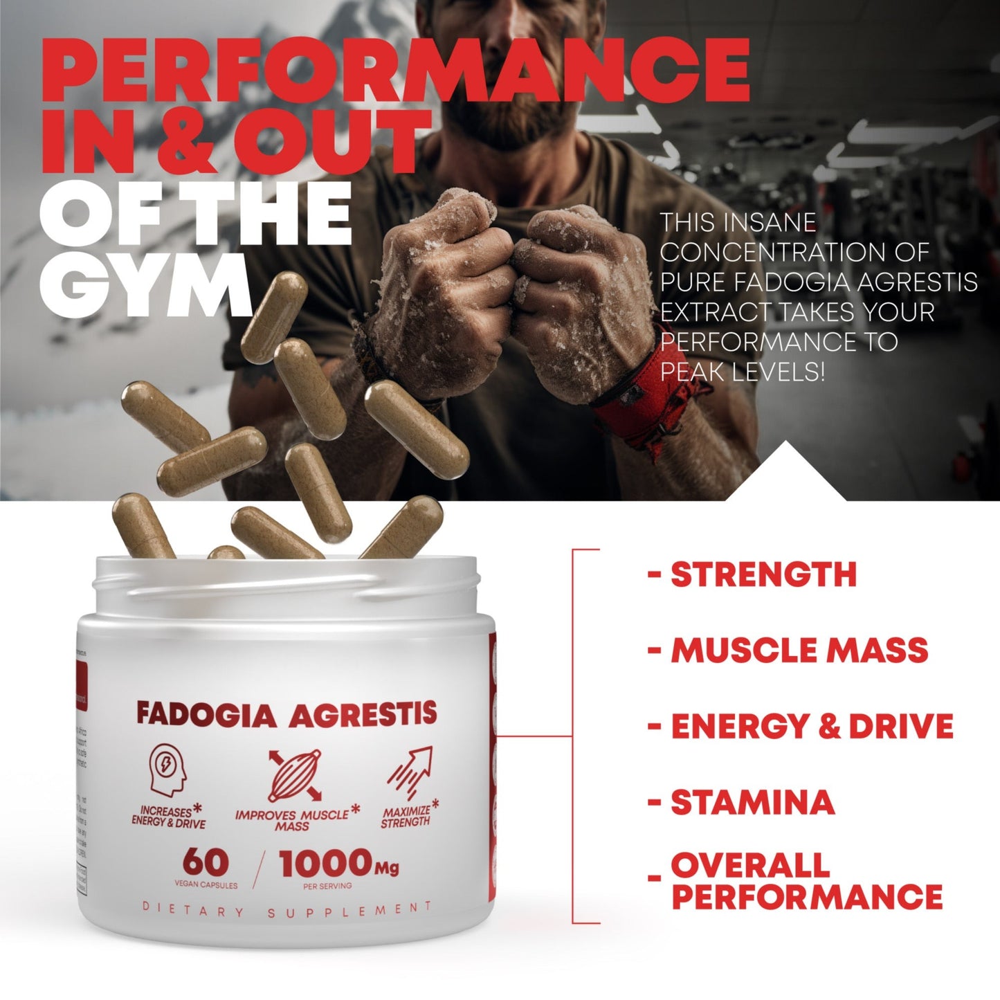 Herbal performance supplement for men