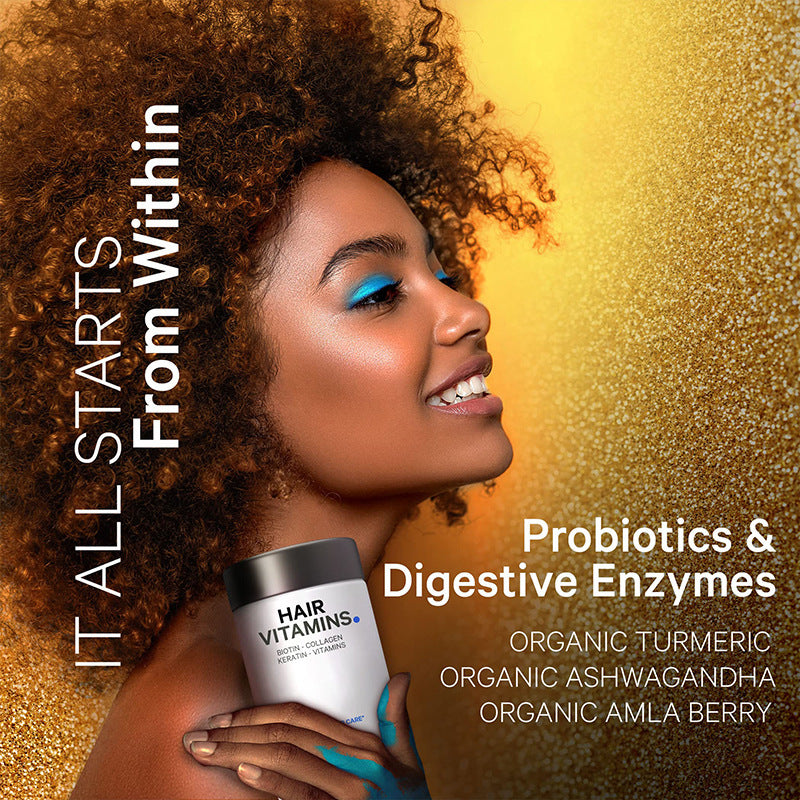 Hair and beauty support supplement in capsule form
