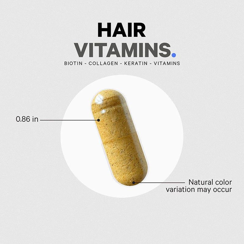 Hair Vitamins caps size