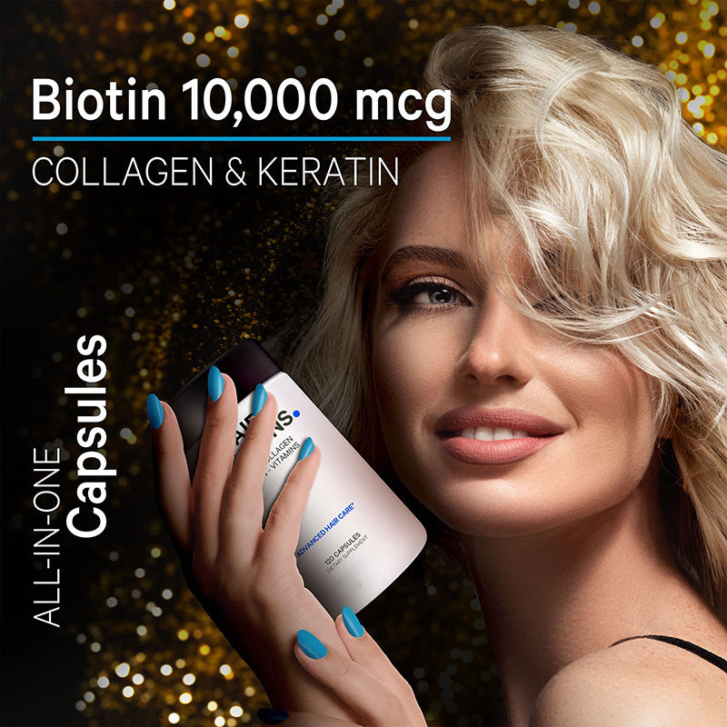 Hair Vitamins Includes Keratin, Biotin & Collagen