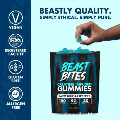 Supplement facts- Beast Bites Creatine Gummies