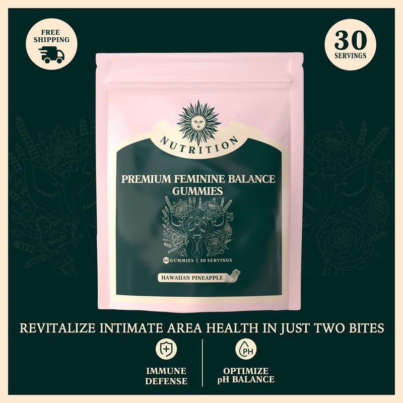 Close-up of Probiotic and Pineapple Extract Gummies