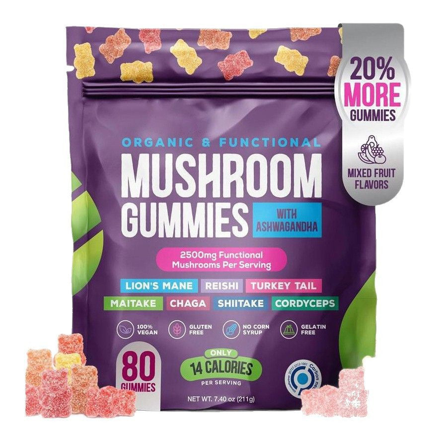 Vegan Supplement Gummies – 80 Count Bottle