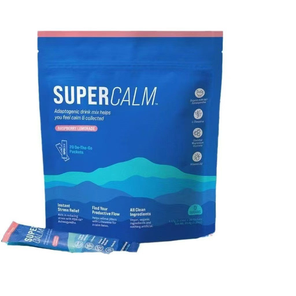Supercalm Supplement Powder – Front Packaging View