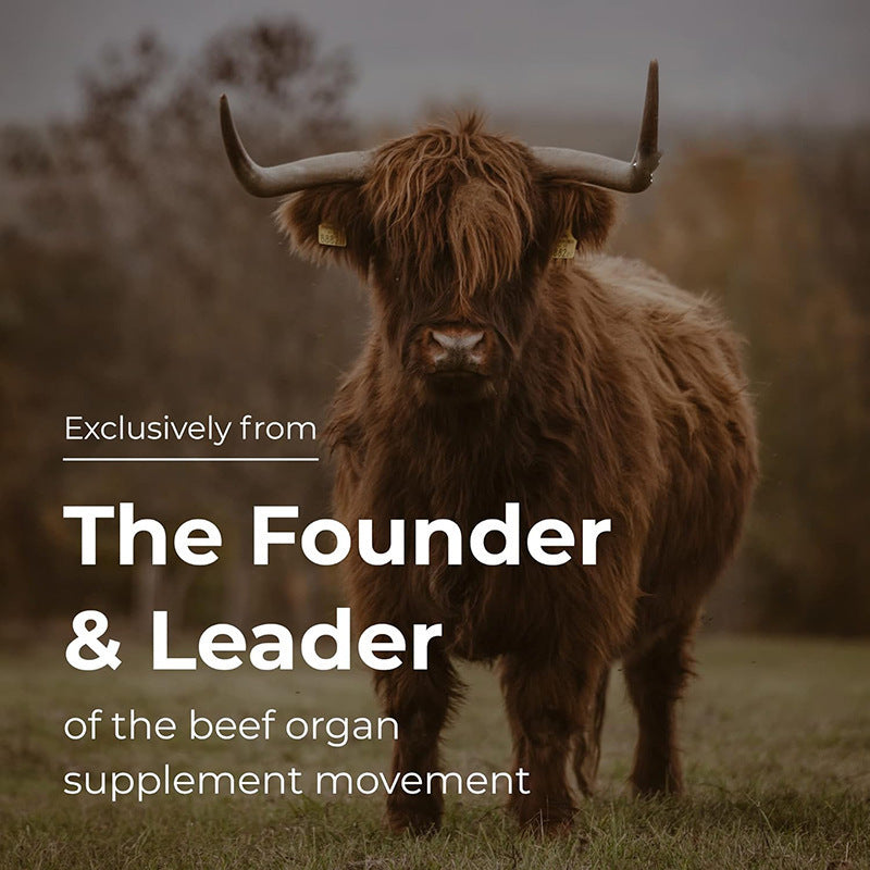 Natural whole-food beef liver Grass-fed organ meat supplement
