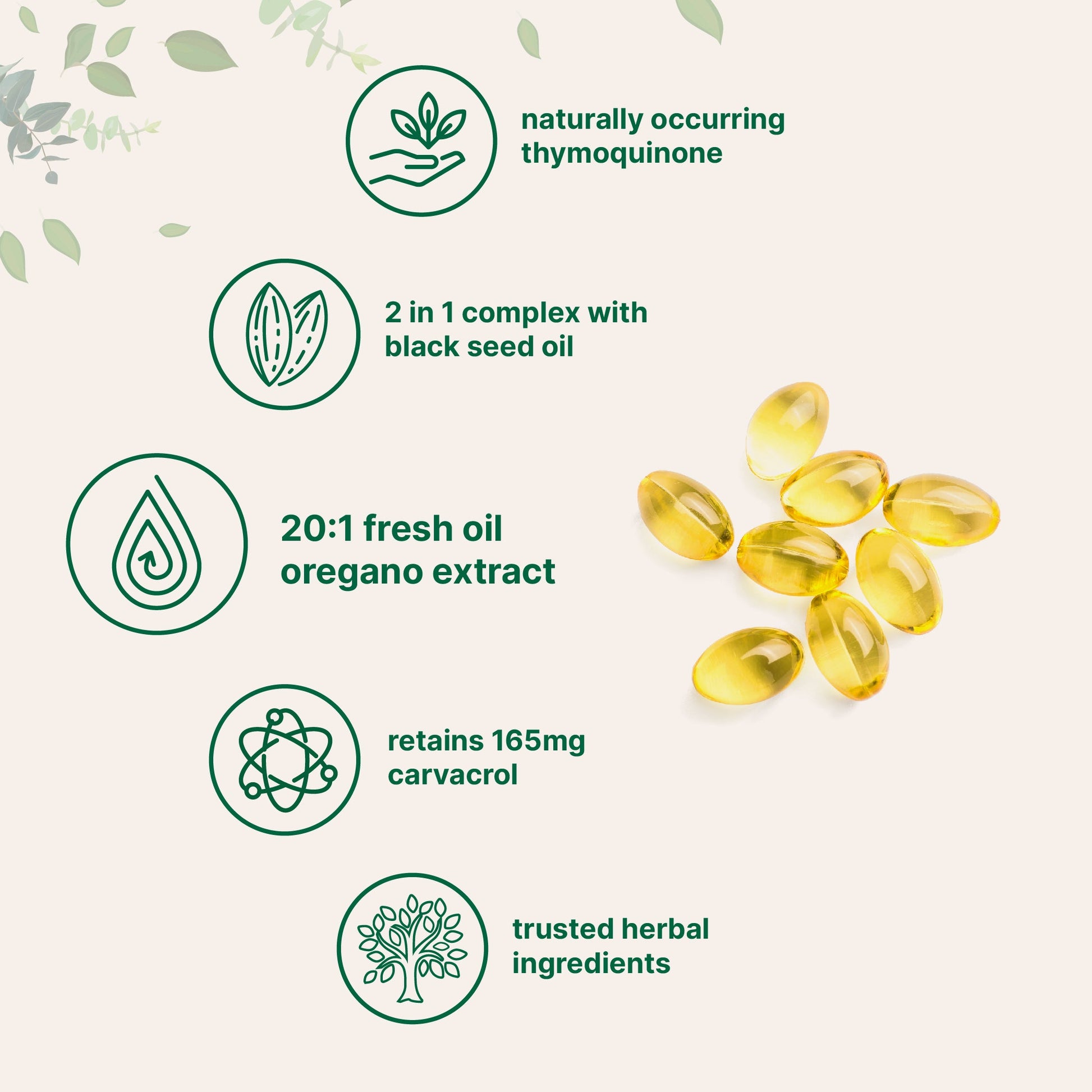 High-Potency Oregano and Black Seed Oil