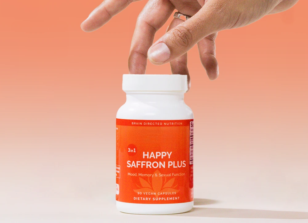 Natural mood support supplement with zinc glycinate