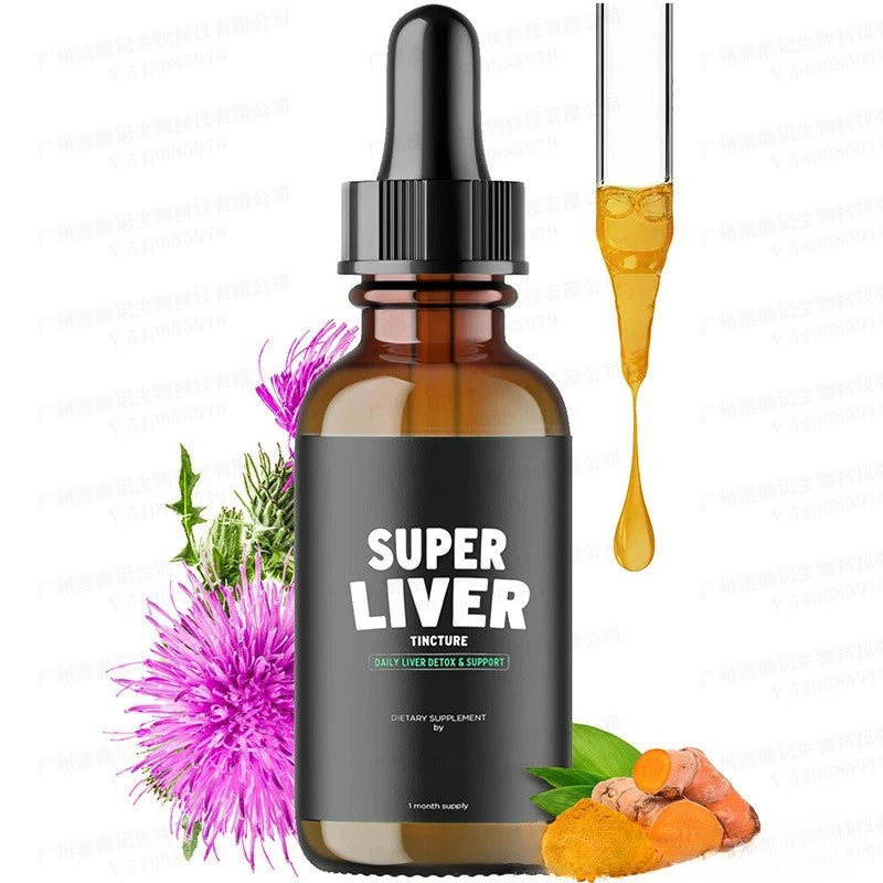 Liver herbal tincture bottle