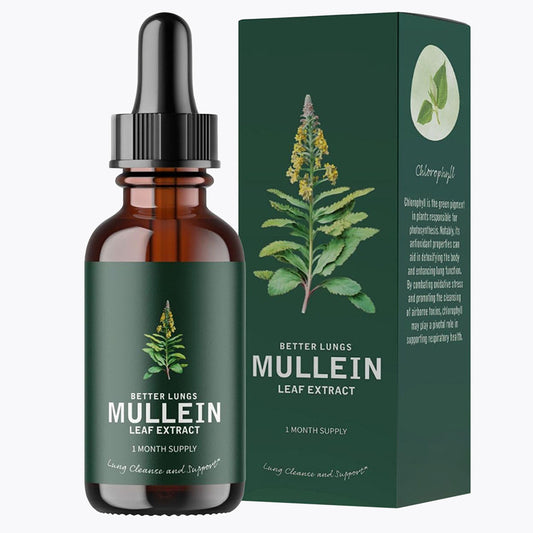 Mullein Chlorophyll Herbal Drops Bottle