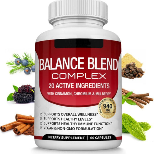 Blood Sugar Complex Supplement Bottle