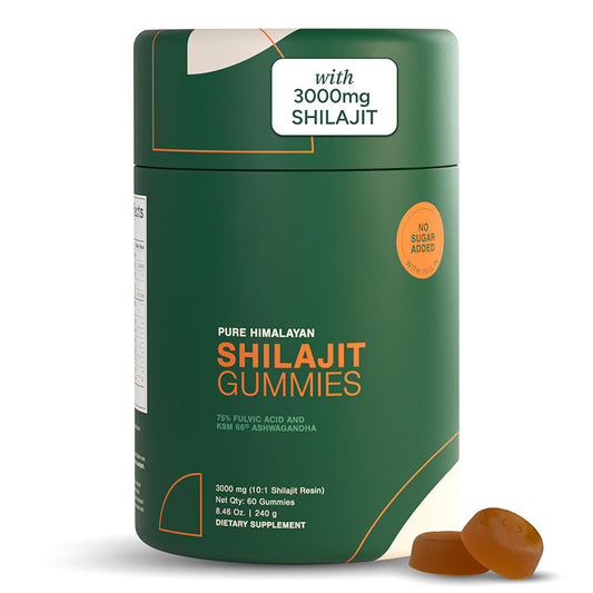 Shilajit Gummies Bottle Front View