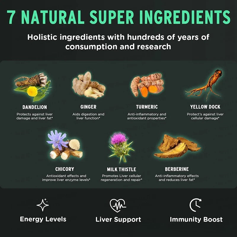 Liquid herbal supplement for liver