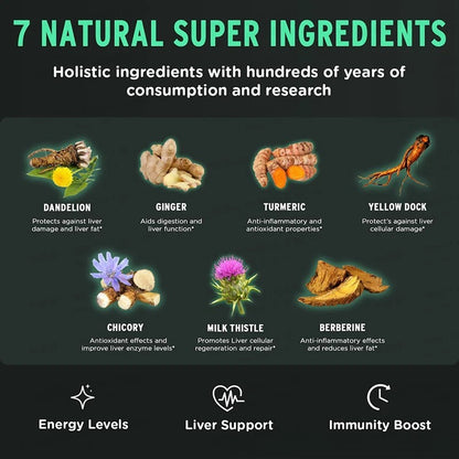 Liquid herbal supplement for liver