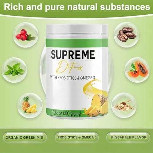 Plant-Based Detox Powder with Probiotics