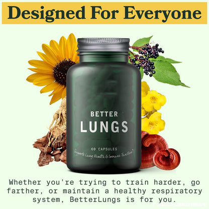 Natural lung health supplement featuring mullein leaf extract