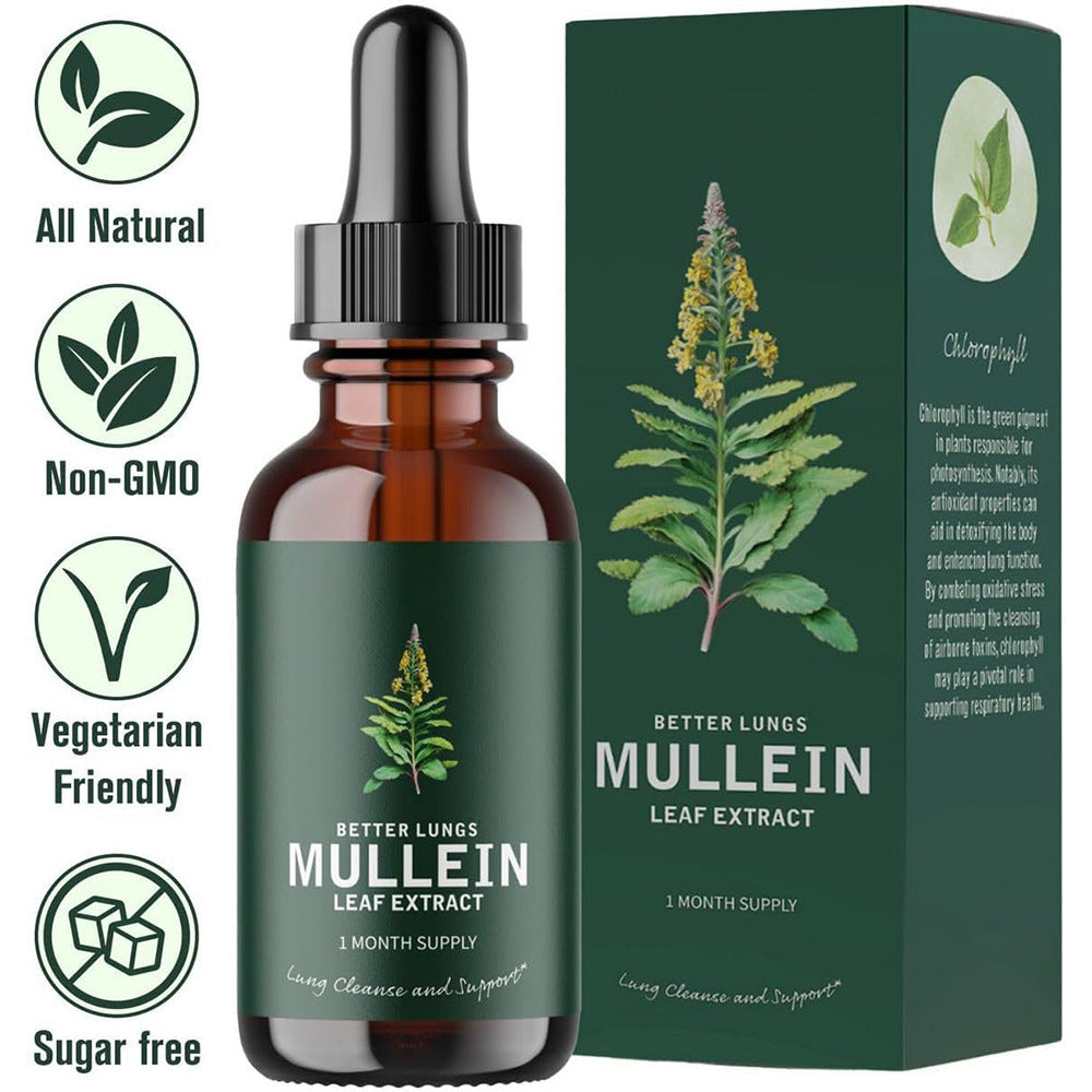 2 oz natural tincture with mullein leaf extract