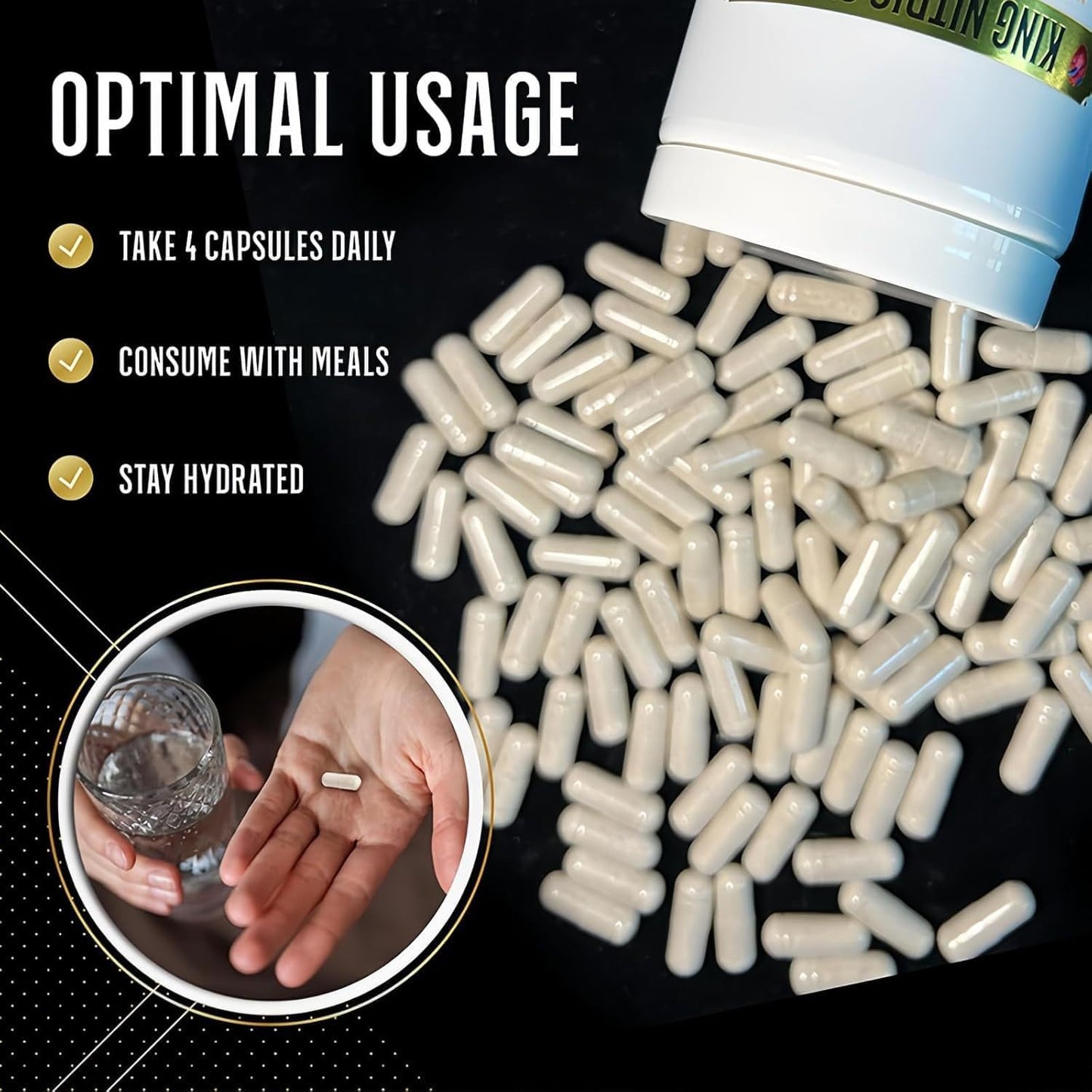 King maker Capsules Close Up and Optimal Usage