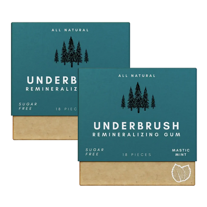 Remineralizing Gum package with hydroxyapatite 2 Pack Mint