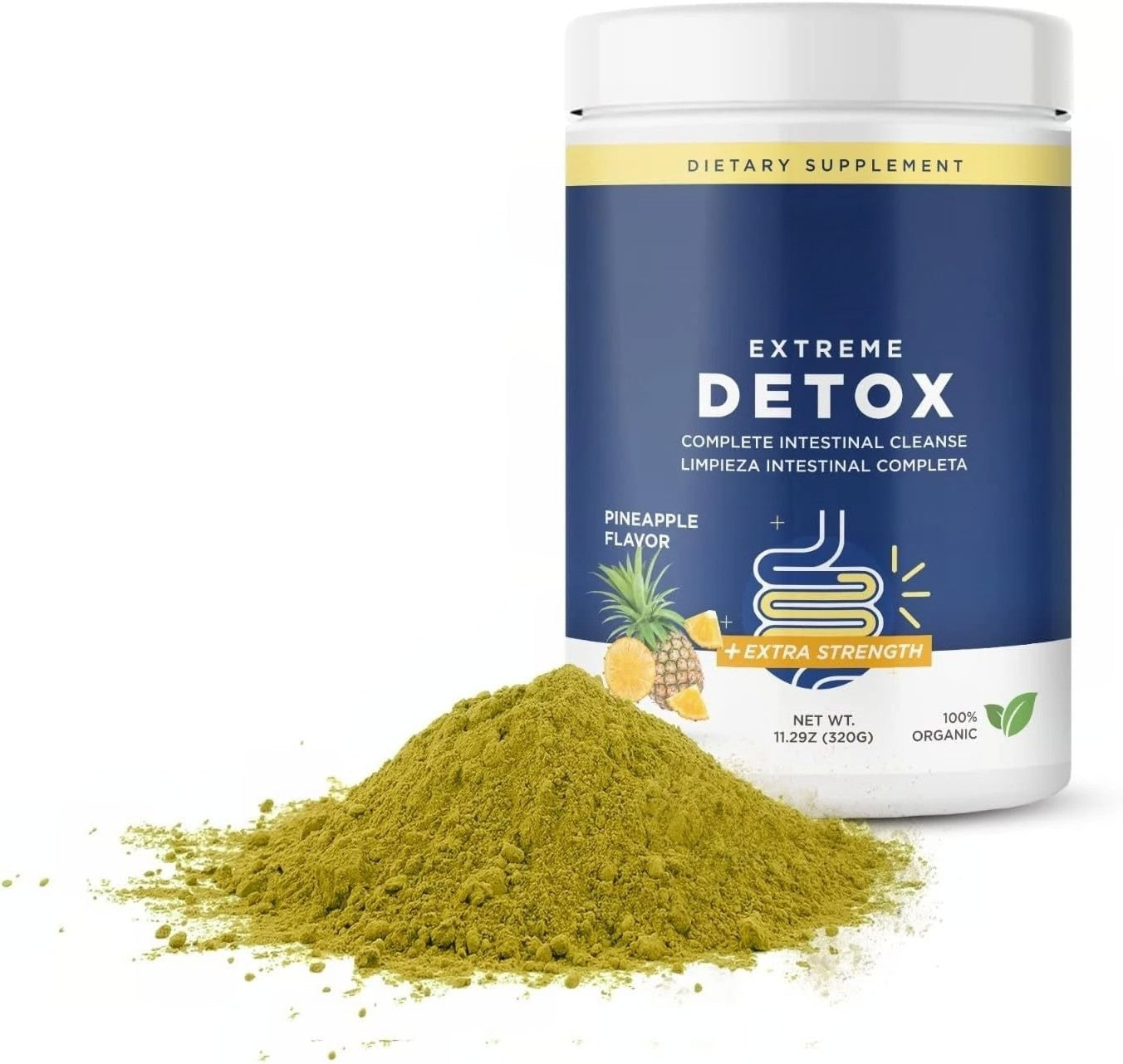 Bella All Natural Extreme Detox Powder Pineapple Flavor