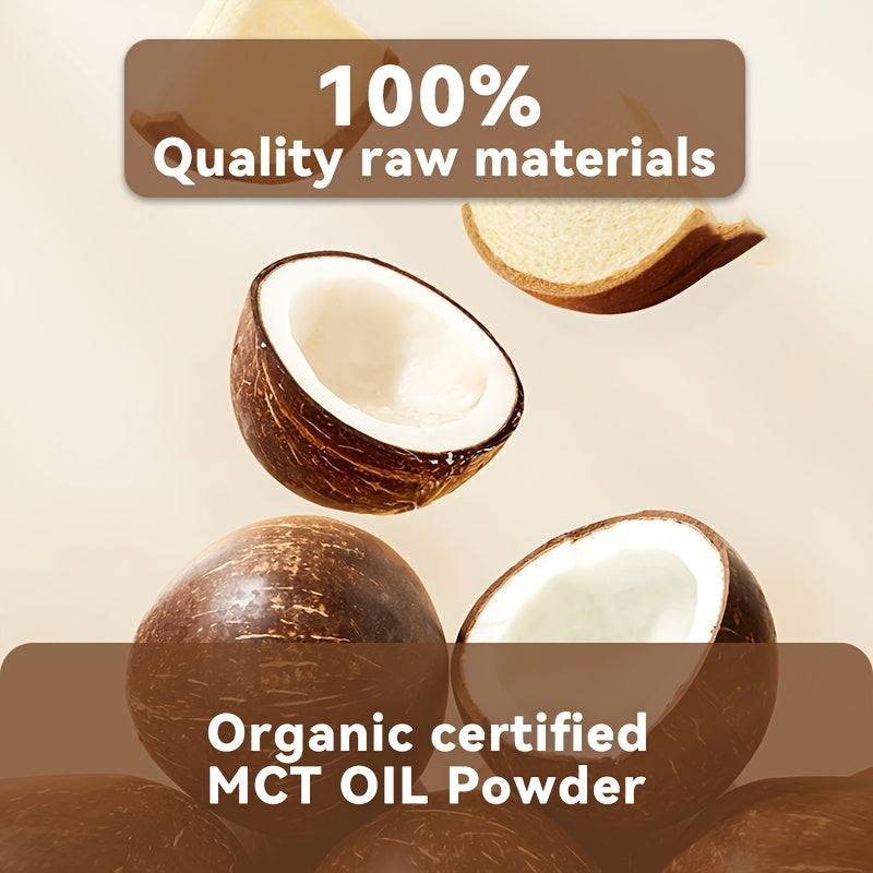 Organic MCT Oil Powder - Natural Coconut Extract for Smoothies