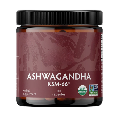 Non-GMO Ashwagandha root extract capsules 90 count