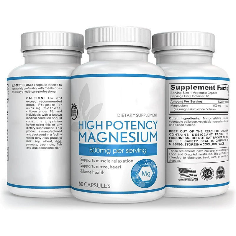 Berberine Complex Non-GMO 500mg Bottle views
