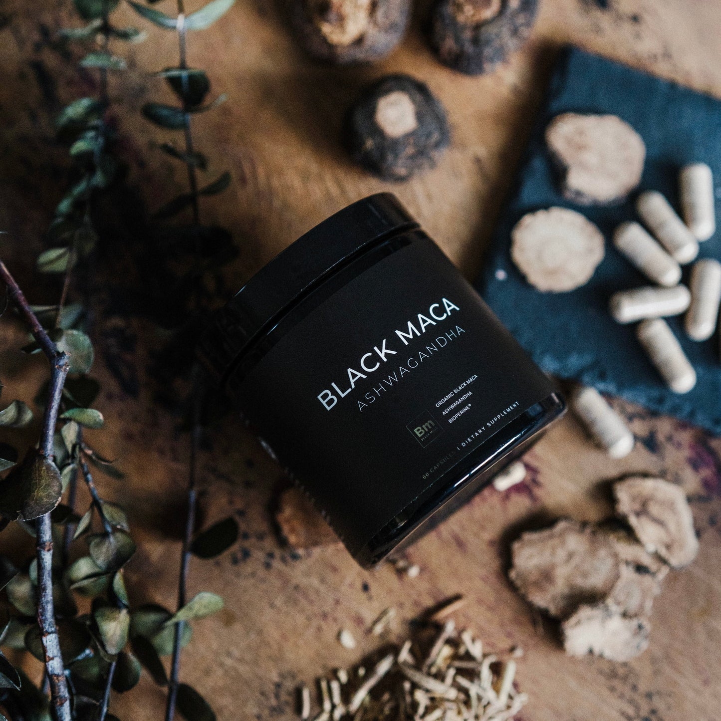 Vegan Capsules with Black Maca Root