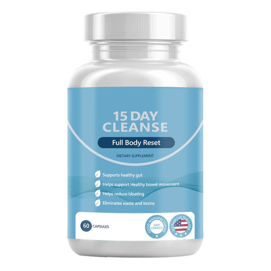 15-Day Colon Cleanse supplement bottle front view