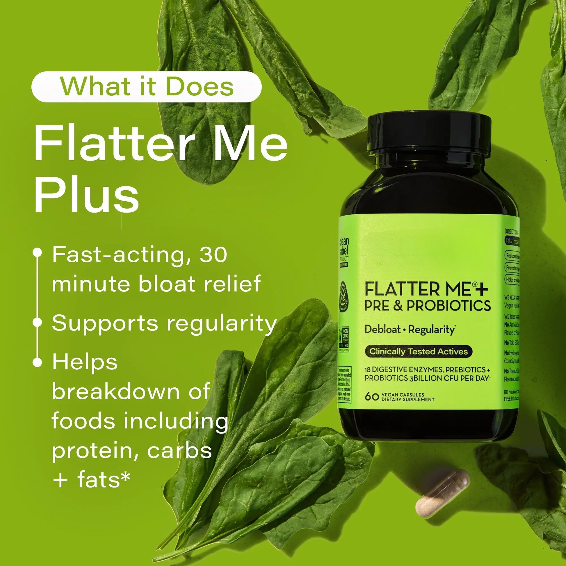 Non‑GMO gluten‑free digestive support formula