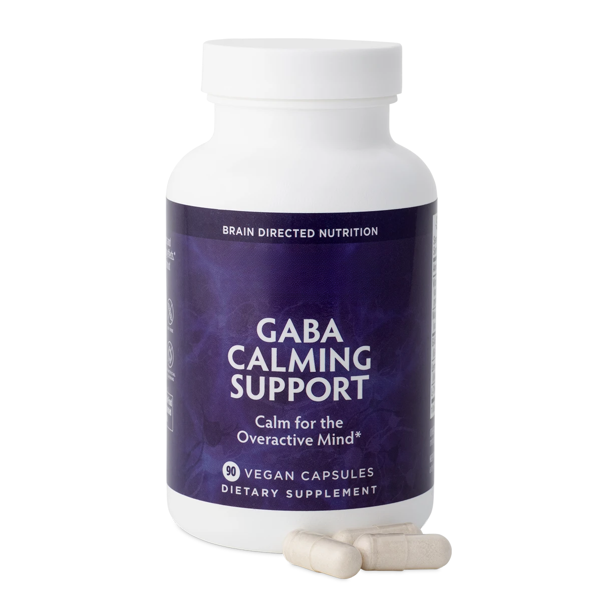 Natural GABA Calming Support Supplement  with Lemon Balm and L-Theanine Bottle