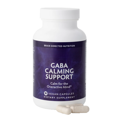 Natural GABA Calming Support Supplement  with Lemon Balm and L-Theanine Bottle