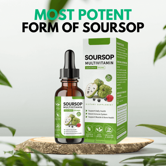  SourSop Herbal Drops Bottle – Front View