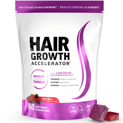 Hair Growth Accelerator Soft Chews packaging