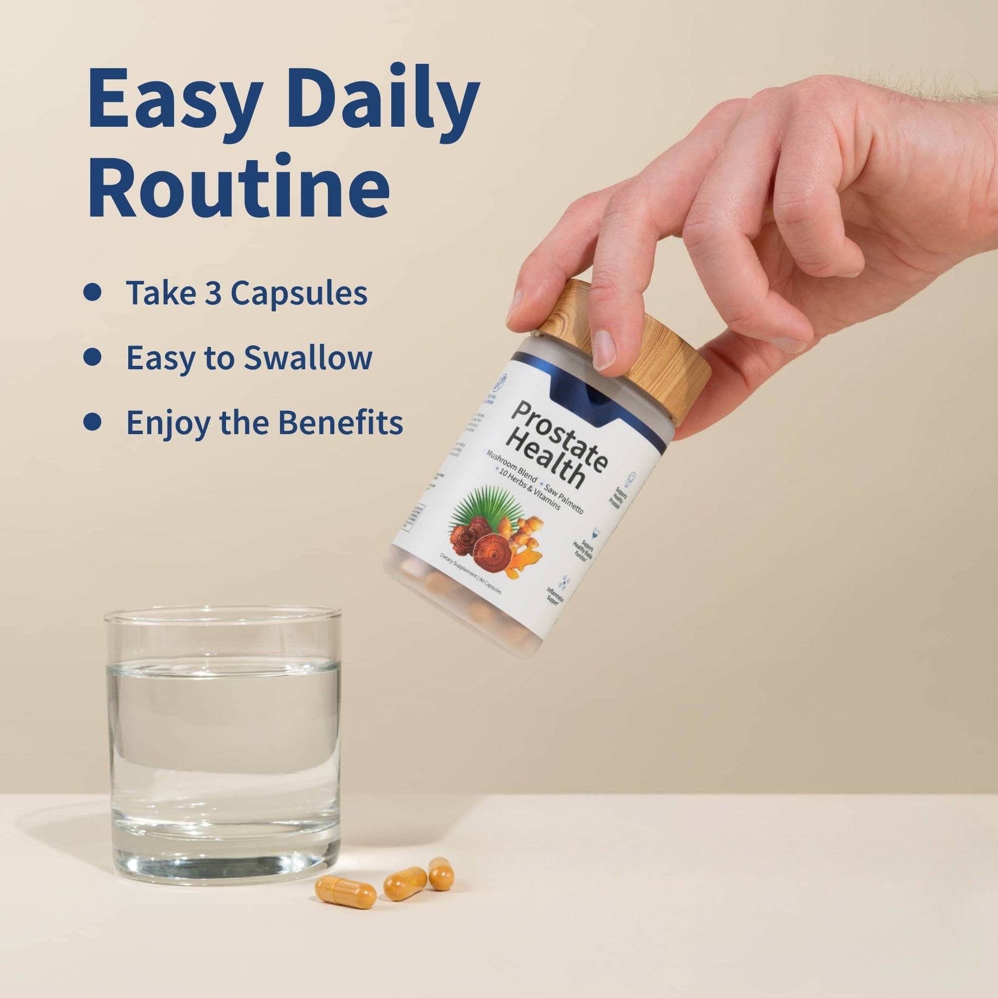 Herbal supplement for men's wellness Routine