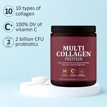 High-quality multi collagen powder 2 Billion CFU Probiotics