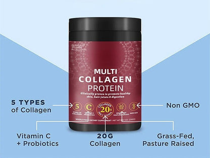 Multi-source collagen peptides powder