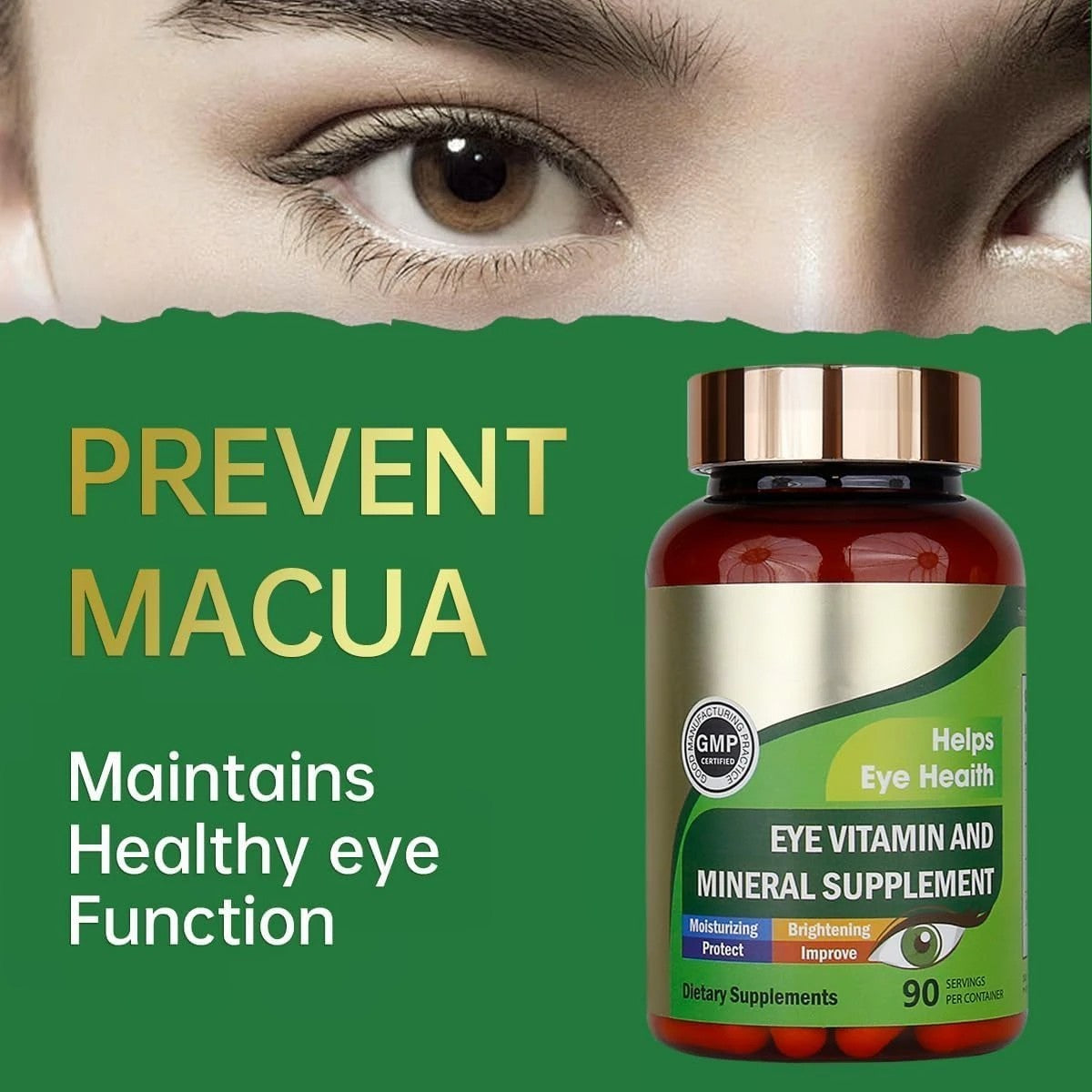 Natural Eye Support Formula – 90 Tablets