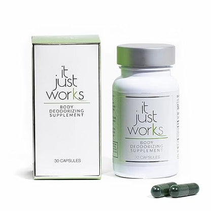 It Just Works Internal Body Deodorizer Bottle Front View
