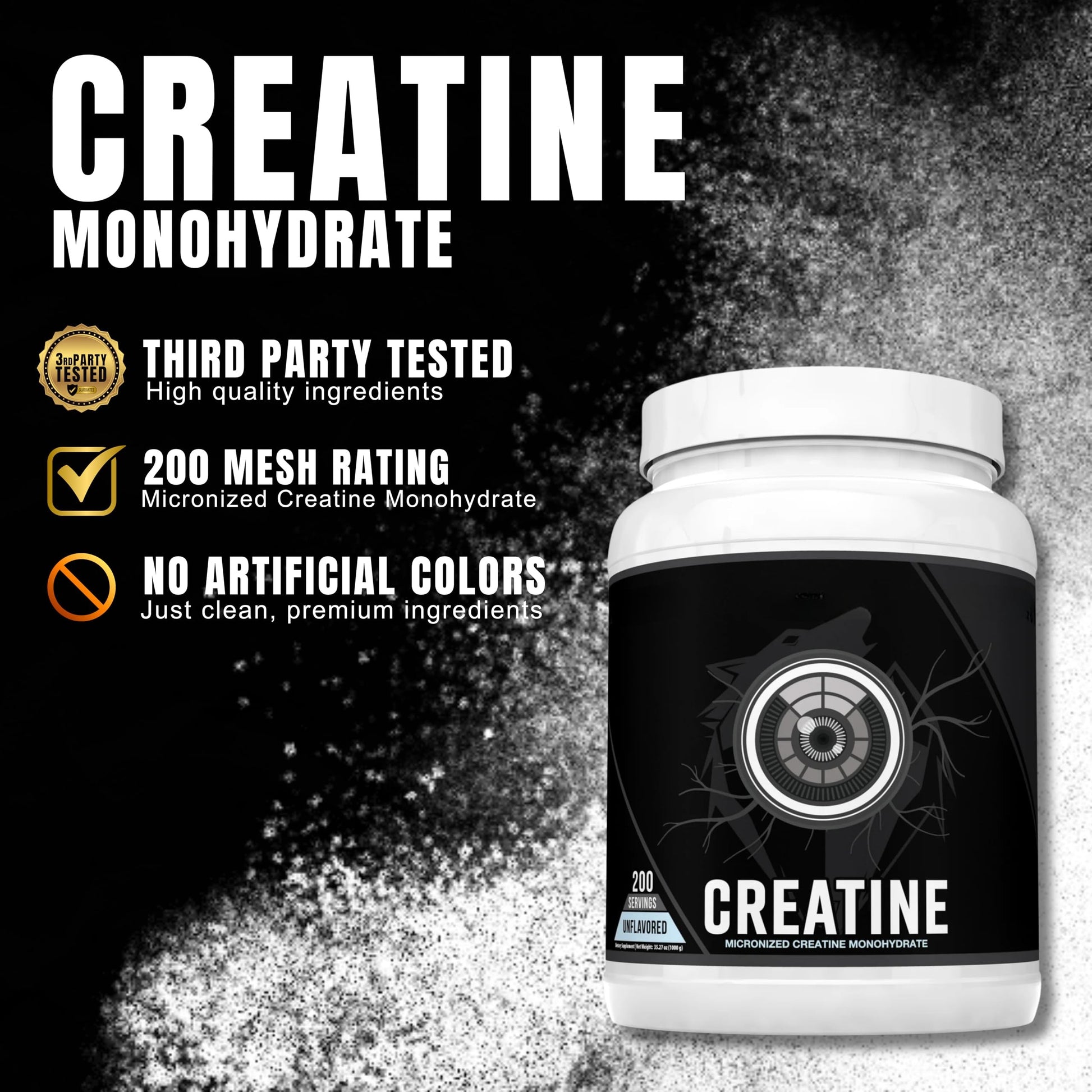 High-Quality Micronized Creatine Monohydrate Supplement

