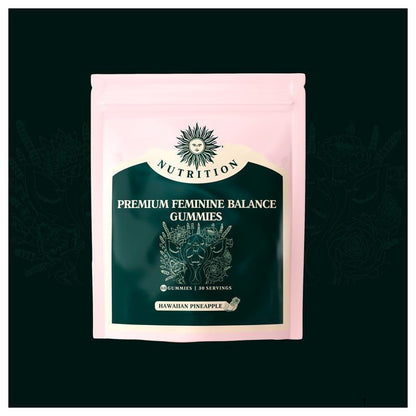Feminine Balance Gummies – 60 Vegan Gummies Bottle