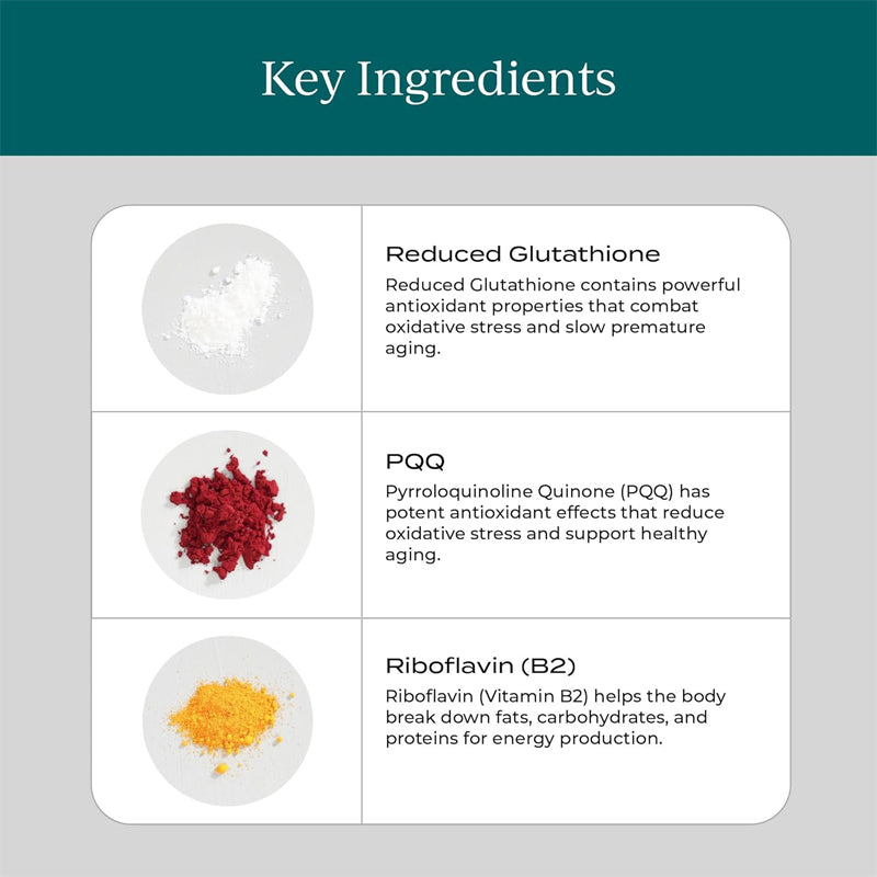 Liposomal Glutathione antioxidant formula Vegan non-GMO