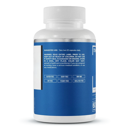 Male Health Formula Bottle Back View