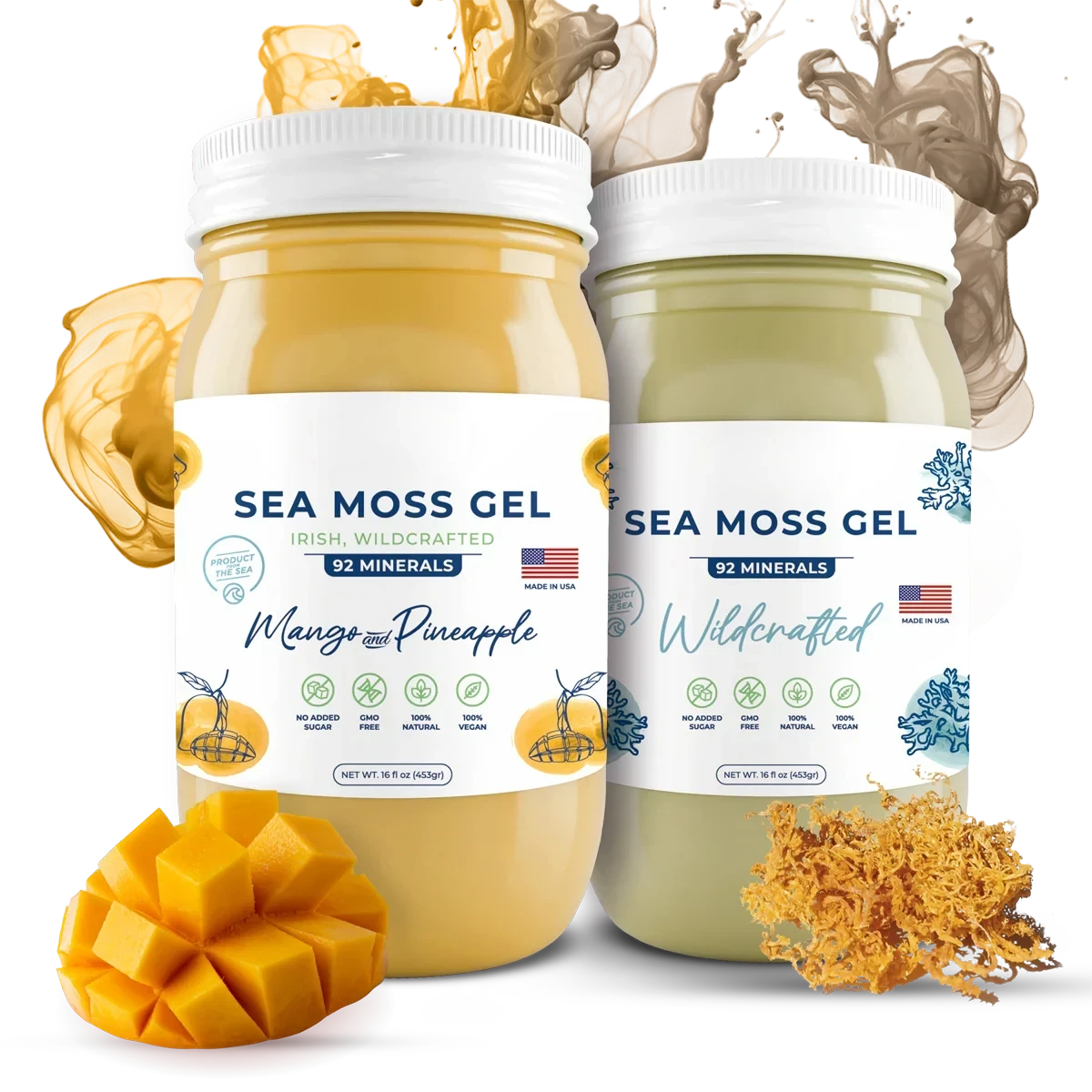 Natural Irish Sea Moss Gel Supplement 